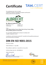 English Version of the Certificate